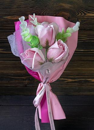 Букет троянд із мила beauty is flowery 12576 (рожевий)