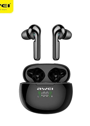 Наушники bluetooth awei t15p tws ipx5 |bt5.1, 45/390mah, 7hours| 4756806