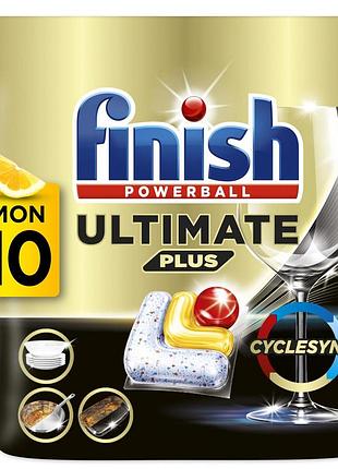 Таблетки для посудомоечных машин finish powerball ultimate plus all in 1 lemon 110 шт.