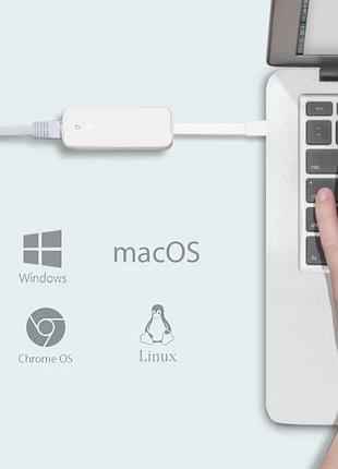 Мережевий адаптер tp-link ue300c usb type-c rj45 2