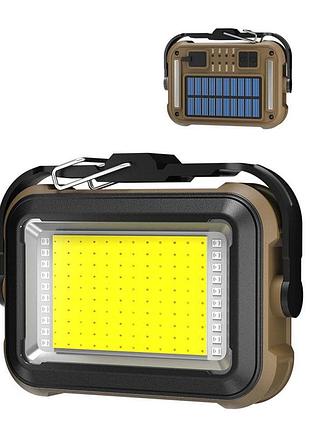 Ліхтар кемпінг tzd-01-cob(white+yellow+red+blue)-pro power bank