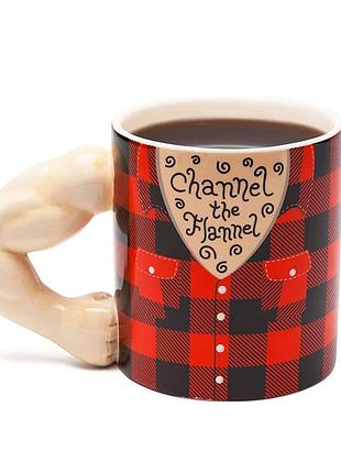 Кружка фигурная качок channel the flannel