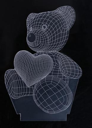 3d світильник ведмедик 15959-2-3 5