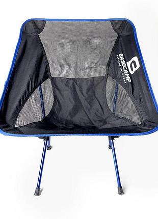 Кемпінгове крісло basecamp compact, 50x58x56 см black/blue