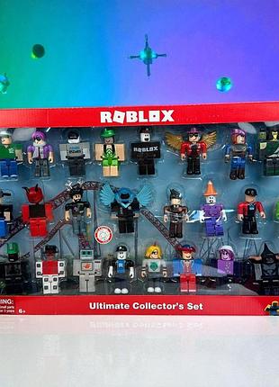 Большой набор фигурок roblox с предметам, игрушечные фигурки роблокс ultimate set 24 фигурки модель 4