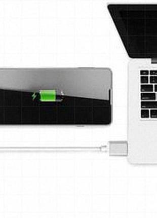 Кабель магнітний usb apple lightning 1м білий 3