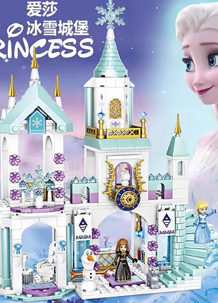 Дитячий конструктор крижане серце принцеса frozen замок ельза для дівчаток