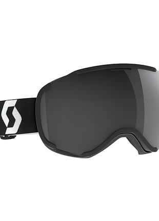 Маска горнолыжная scott faze ii mineral black/white / amp black chrome s3