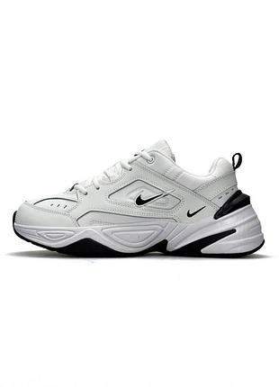 Кроссовки nike m2k tekno m white black (бело/черные)