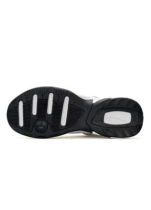 Кроссовки nike m2k tekno m white black (бело/черные) 3