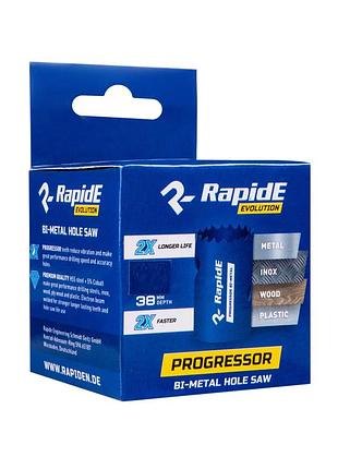 Коронка биметаллическая rapide 68 мм progressor bi-metal