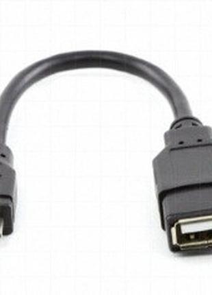 Кабель otg usb 2.0 af/b micro-usb 0.1м