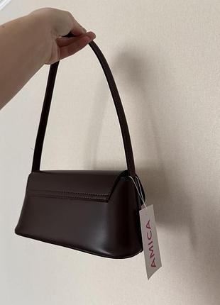 Amica сумка сумочка flame bag brown 2