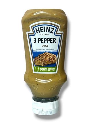 Соус перечный heinz 3 pepper sauce (3 перца) 220 г / 220 мл