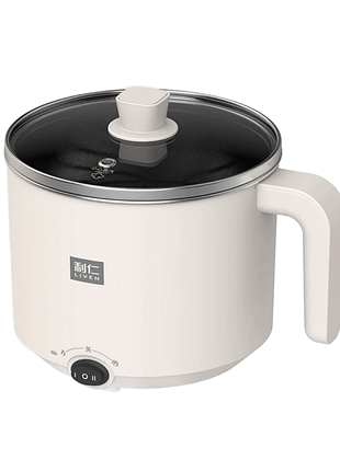 Каструля електрична xiaomi liven multi functional small hot pot electric cooking pot 1.8l (without steamer)