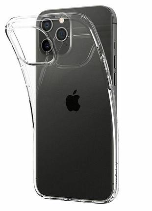 Чохол spigen для iphone 12 pro max liquid crystal, crystal clear (acs01613) 4865696 3