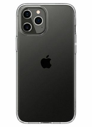 Чохол spigen для iphone 12 pro max liquid crystal, crystal clear (acs01613) 4865696 4