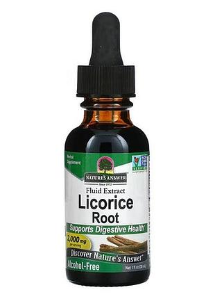 Nature's answer licorice root fluid extract 2,000 mg 30 ml
