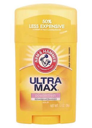 Arm & hammer ultramax deodorant powder fresh 28 g