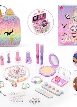 Набор детской косметики fantasy beauty 25 предмета в чемодане с єдинорогом