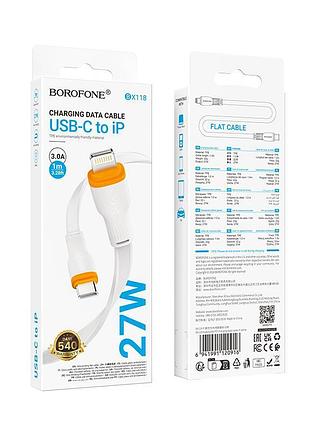 Кабель borofone bx118 esplendido pd charging data cable ip white 4