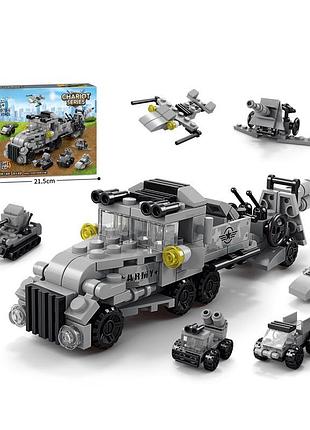 Конструктор lelebrother военная техника 6в1 137 деталь в стиле lego