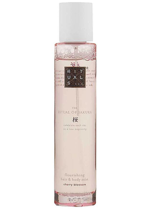 Спрей для тела и волос rituals the ritual of sakura hair & body mist 50 ml