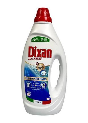 Гель для стирки dixan против запахов e anti-odore, 27 стирок, 1215 мл