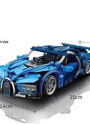 Конструктор lele brother bugatti chiron, 473 деталей совместимый с lego лего