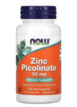 Now zinc picolinate 50 mg 120 veg capsules