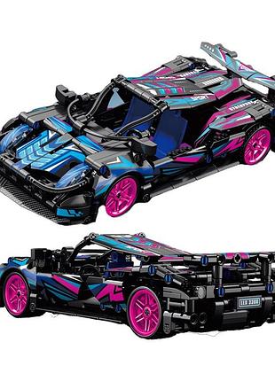 Конструктор lele brother ferrari 488 gte cyberpunk, 513 деталей совместимый с lego лего