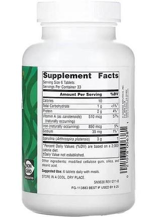 Source naturals spirulina 500 mg 100 tablets 2