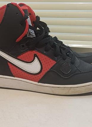 Кроссовки nike son of force mid bred кожа р.42 ст27см ориг