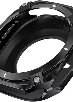 Защитный металлический корпус для часов samsung galaxy watch ultra 47 mm (sm-l705) – black white