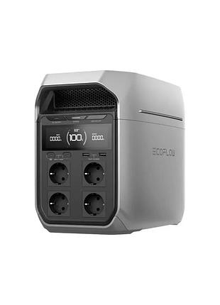 Зарядная станция ecoflow delta 3 plus (1800w 1024wh) lifepo4 ибп ups для дома и квартиры, евророзетки eu