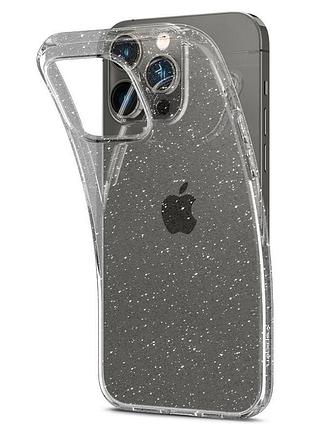 Чохол spigen для iphone 14 pro - liquid crystal glitter, crystal quartz (acs04954) 4773423 4