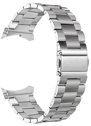 Металлический ремешок primolux solid для часов samsung galaxy watch 5 44mm / watch 5 40mm - silver
