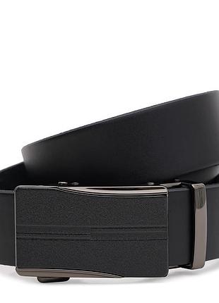 Мужской кожаный ремень borsa leather 115v1genav22-black 4691382