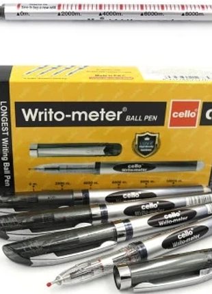 Набор ручек масляных ellott writo-meter х12 черная