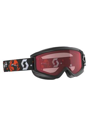 Маска горнолыжная детская scott jr agent black enhancer