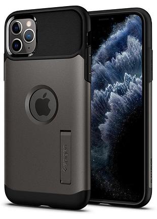 Чохол spigen для iphone 11 pro slim armor, gunmetal (077cs27100) 4772480
