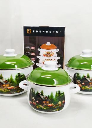 Эмалированная кастрюля для ежедневного использования, качественные кастрюли для приготовления пищи kq-61