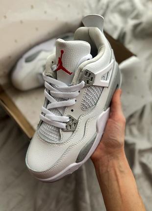 Air jordan 4 retro “white oreo” 3