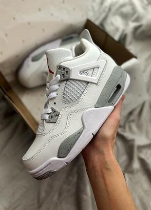 Air jordan 4 retro “white oreo” 4