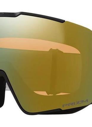 Горнолыжная маска oakley line miner pro l cat. 3s/2s matte black prizm sage gold iridium/prizm iced iridium