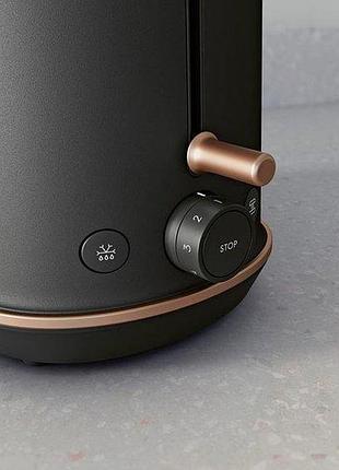 Тостер electrolux e7t1-6bp 980 вт 4387512 3