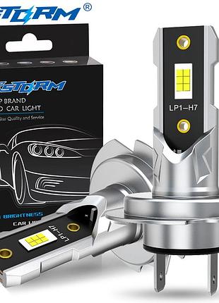2шт автолампы h7 2 csp led 6500к автолампы светодиодные автолампы авто лед лампы авто лампа лед светодиодная