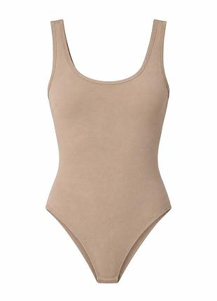 Боді-білизна-майка для жінки esmara lycra® 478671 xs бежевий