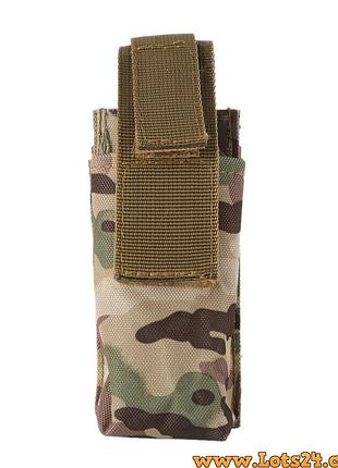 Тактический подсумок molle для фонарика ножа магазина пм чехол молле для обоймы multicam mtp
