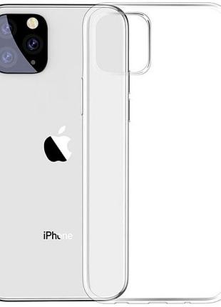 Чехол baseus для apple iphone 11 pro max simple series, transparent (arapiph65s-02) 4772454